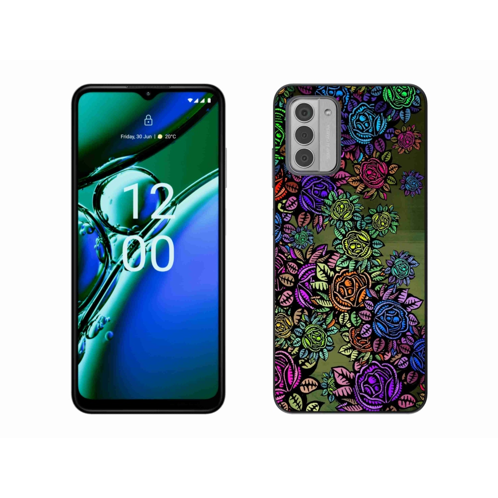 Zselés borítás mmCase a Nokia G42 készülékhez - virágok 6