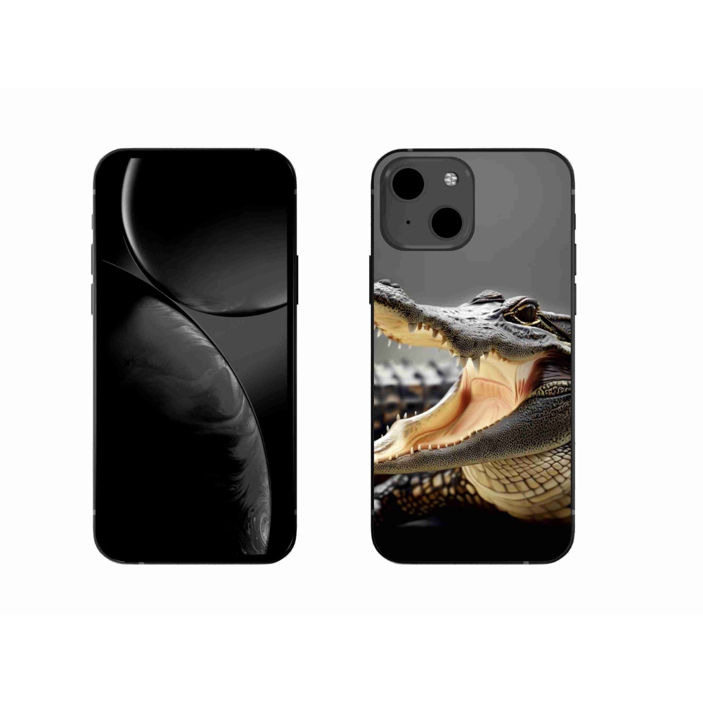 Zselés borítás mmCase iPhone 13 6.1 készülékhez - krokodil