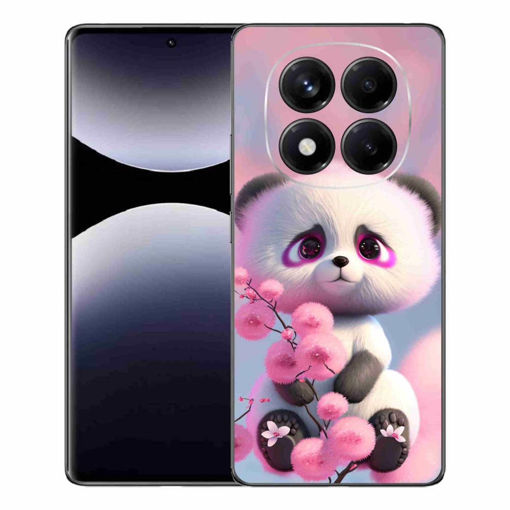 Gél borítás mmCase a Xiaomi Redmi Note 14 Pro számára - aranyos panda 1