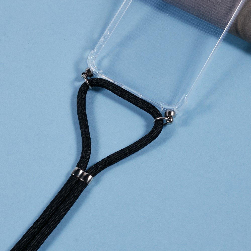 Átlátszó zselés tok húzózsinórral Samsung Galaxy S25+ készülékhez