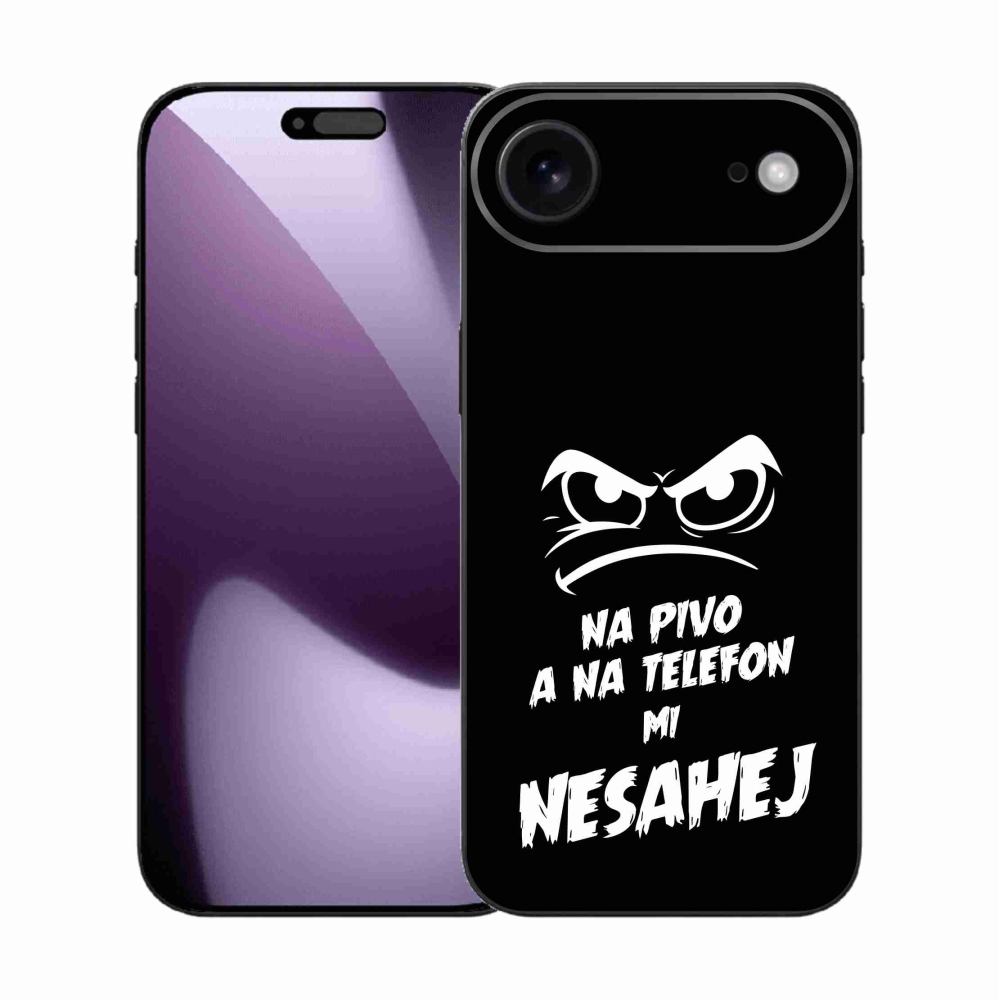 Gél borítás mmCase iPhone 17 Air készülékhez - sör motívum 2 fekete háttér