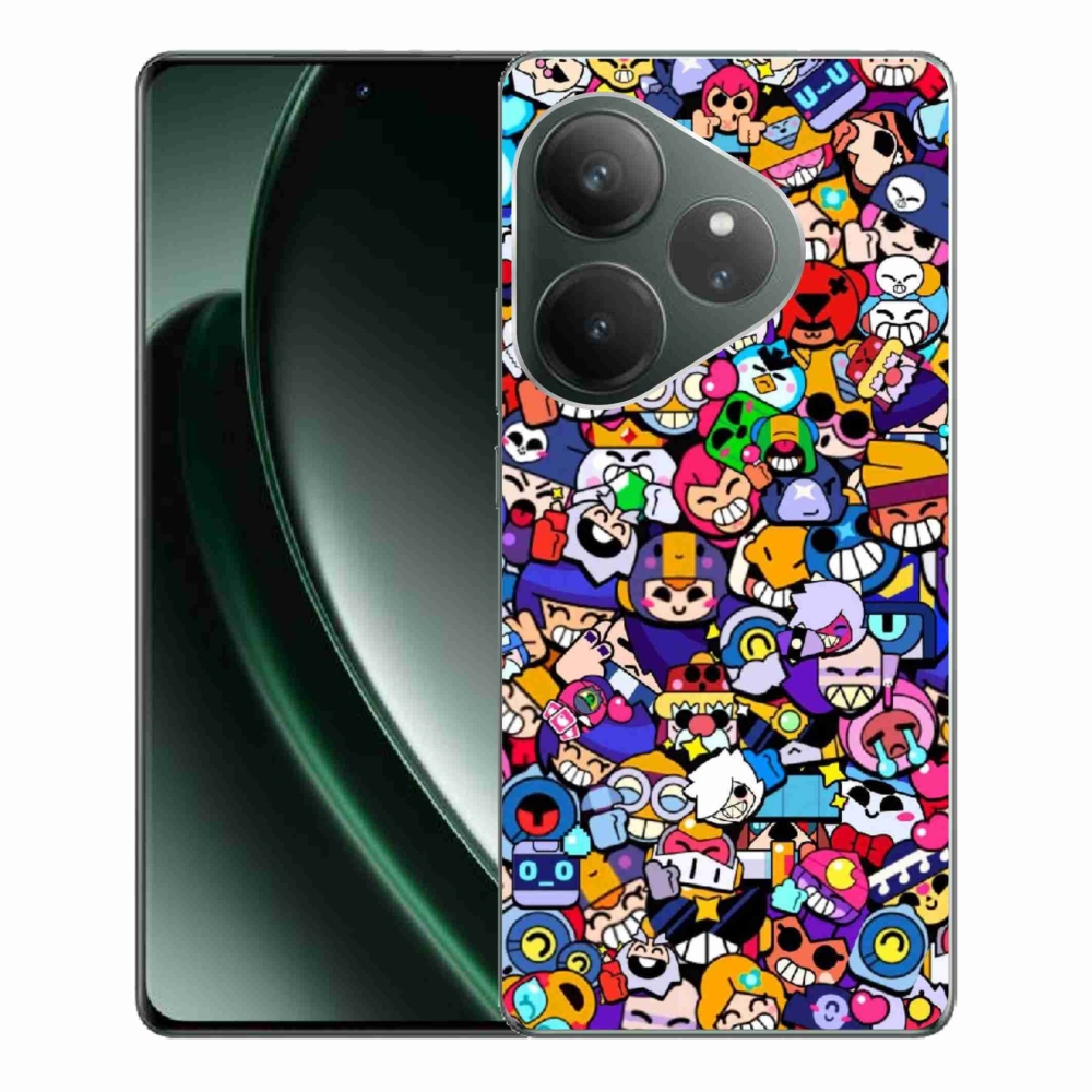 Gél borítás mmCase a Realme GT 6 5G/GT 6T 5G számára - brawl stars 2