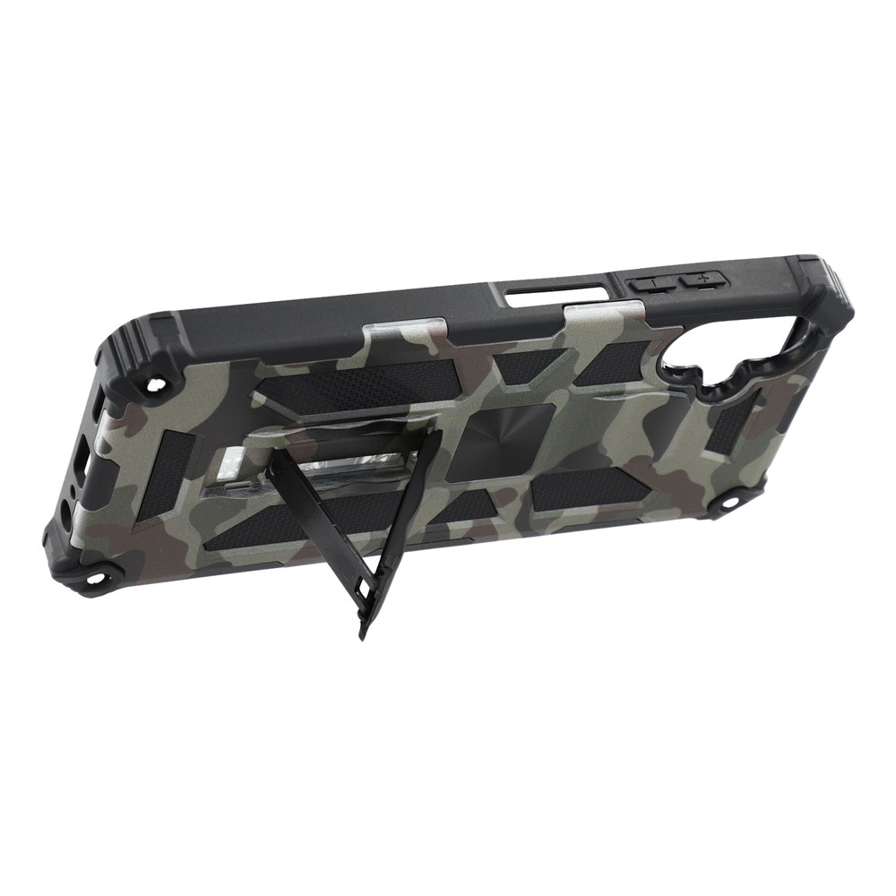 Camouflage tartós borító Samsung Galaxy A07 4G készülékhez - sötétzöld