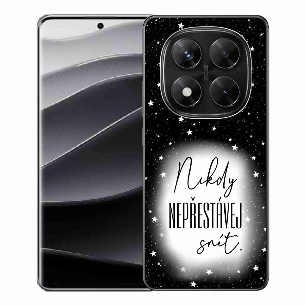 Gél borítás mmCase a Xiaomi Redmi Note 14 Pro 5G/Poco X7 5G számára - idézem 1 fehér és fekete háttérrel