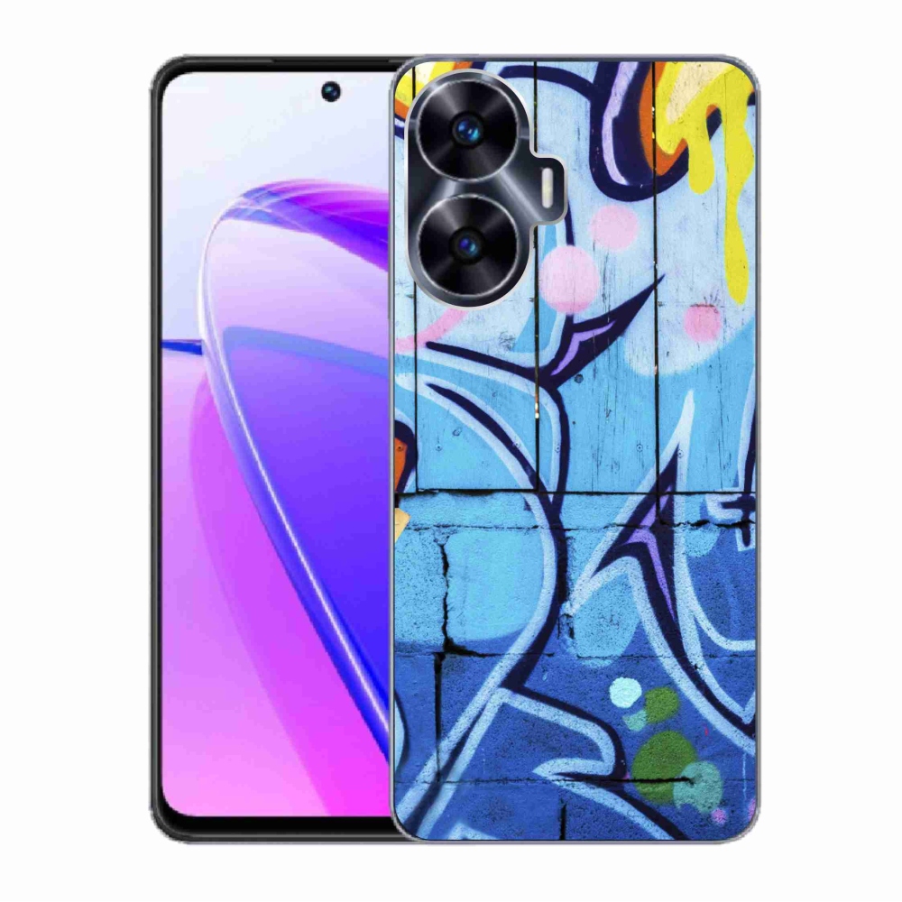 Gél borítás mmCase a Realme C55 készülékhez - graffiti