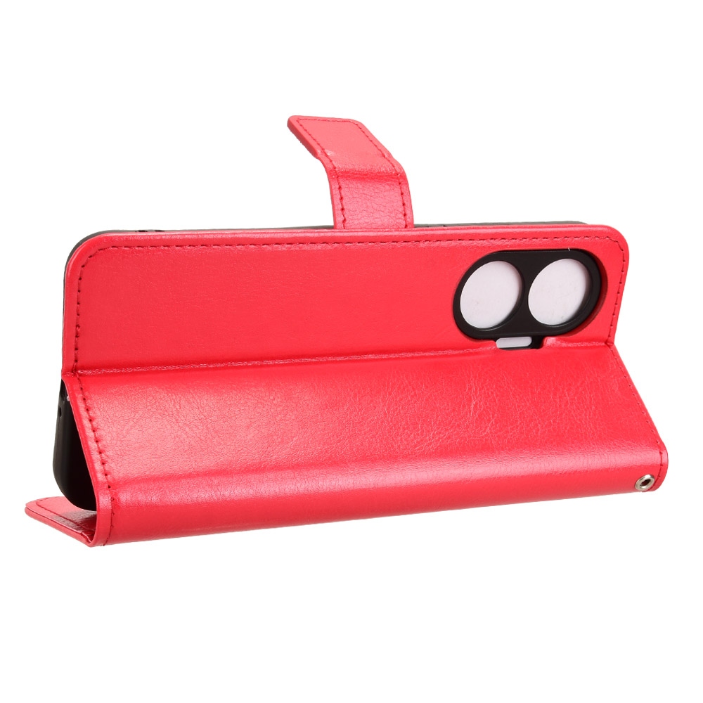 Őrült könyv tok a Xiaomi Poco F7 5G-hez - piros