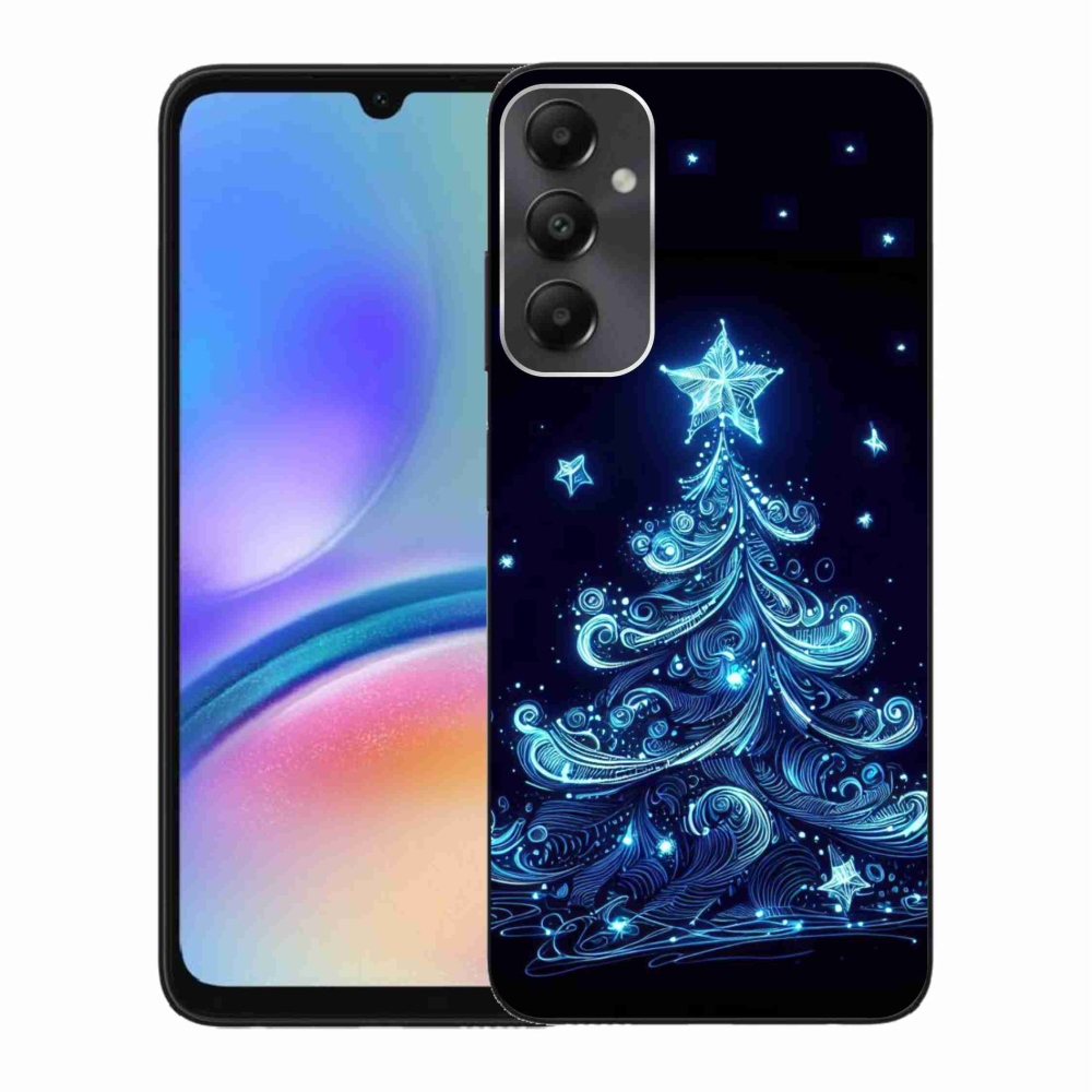 Gél borítás mmCase Samsung Galaxy A05s készülékhez - neon karácsonyfa 4