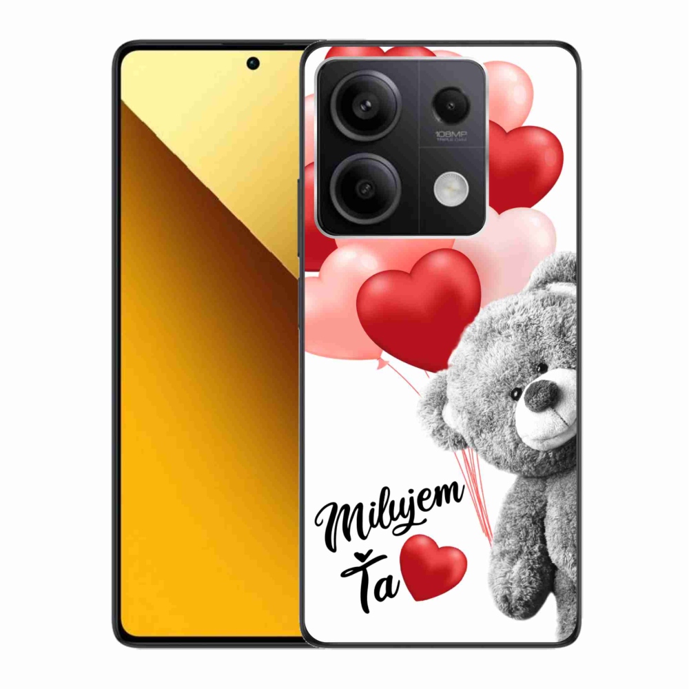 Gél tok mmCase a Xiaomi Redmi Note 13 5G-hez - I love you