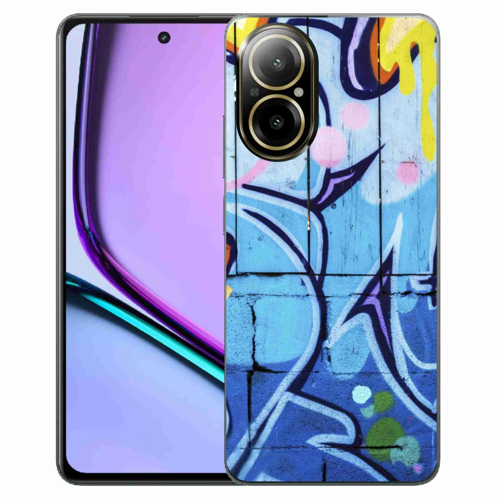 Gél borítás mmCase a Realme C67 készülékhez - graffiti
