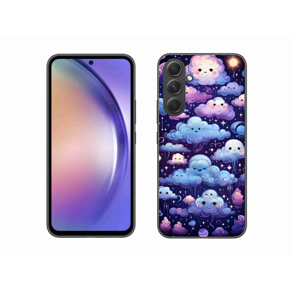 Zselés borítás mmCase Samsung Galaxy A54 5G - felhők