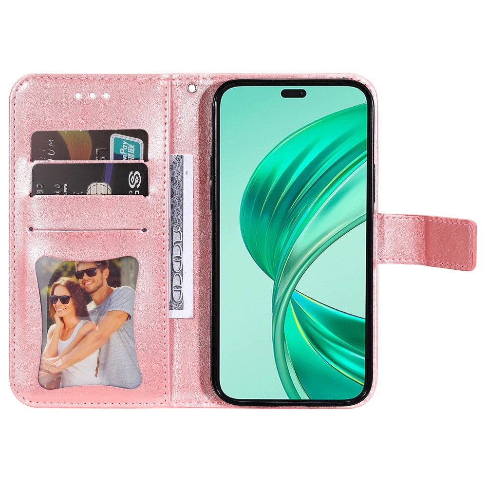 Mandala könyvtáska Honor X8b-hez - rózsaszín