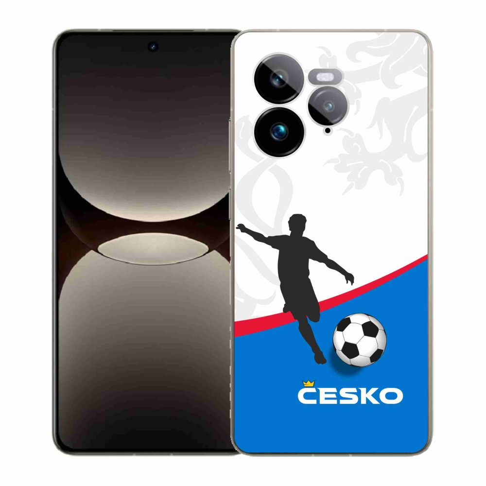 Gél borítás mmCase a Realme GT 7 Pro 5G készülékhez - foci Csehország 1