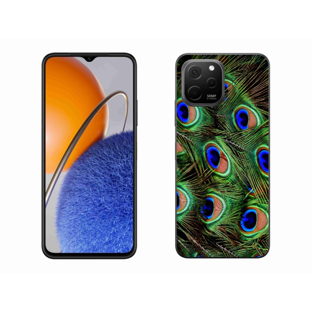 Gél borítás mmCase a Huawei Nova Y61 készülékhez - pávatoll