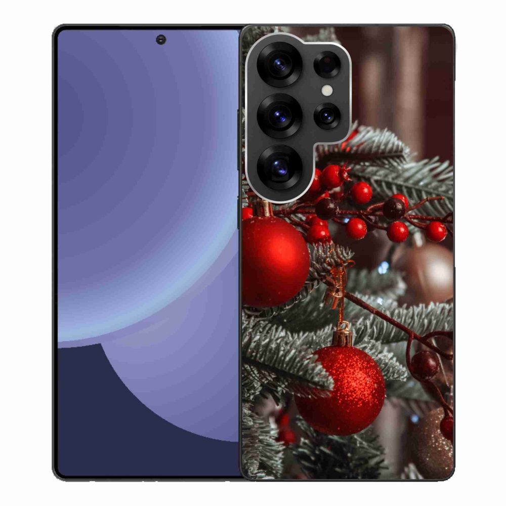 Gél borítás mmCase Samsung Galaxy S25 Ultra - karácsonyi dekoráció 2