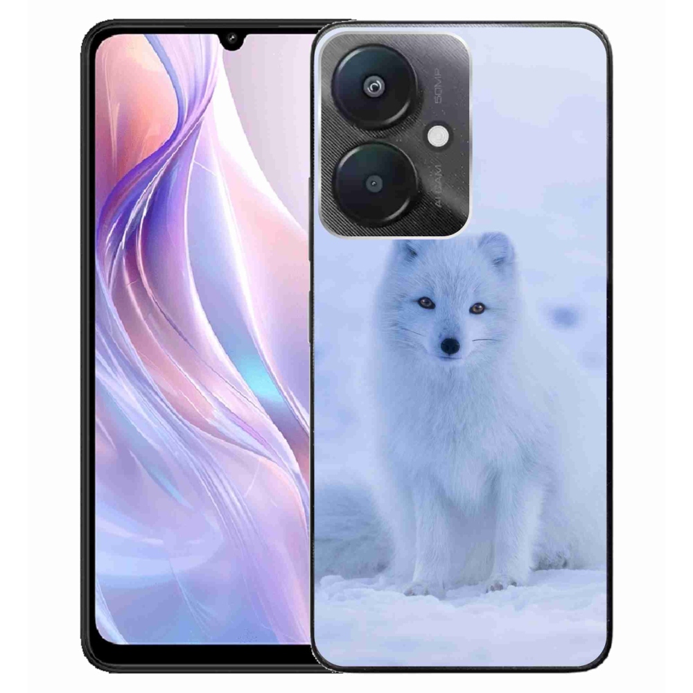 Gél borítás mmCase a Xiaomi Redmi 13C 5G számára - polár róka