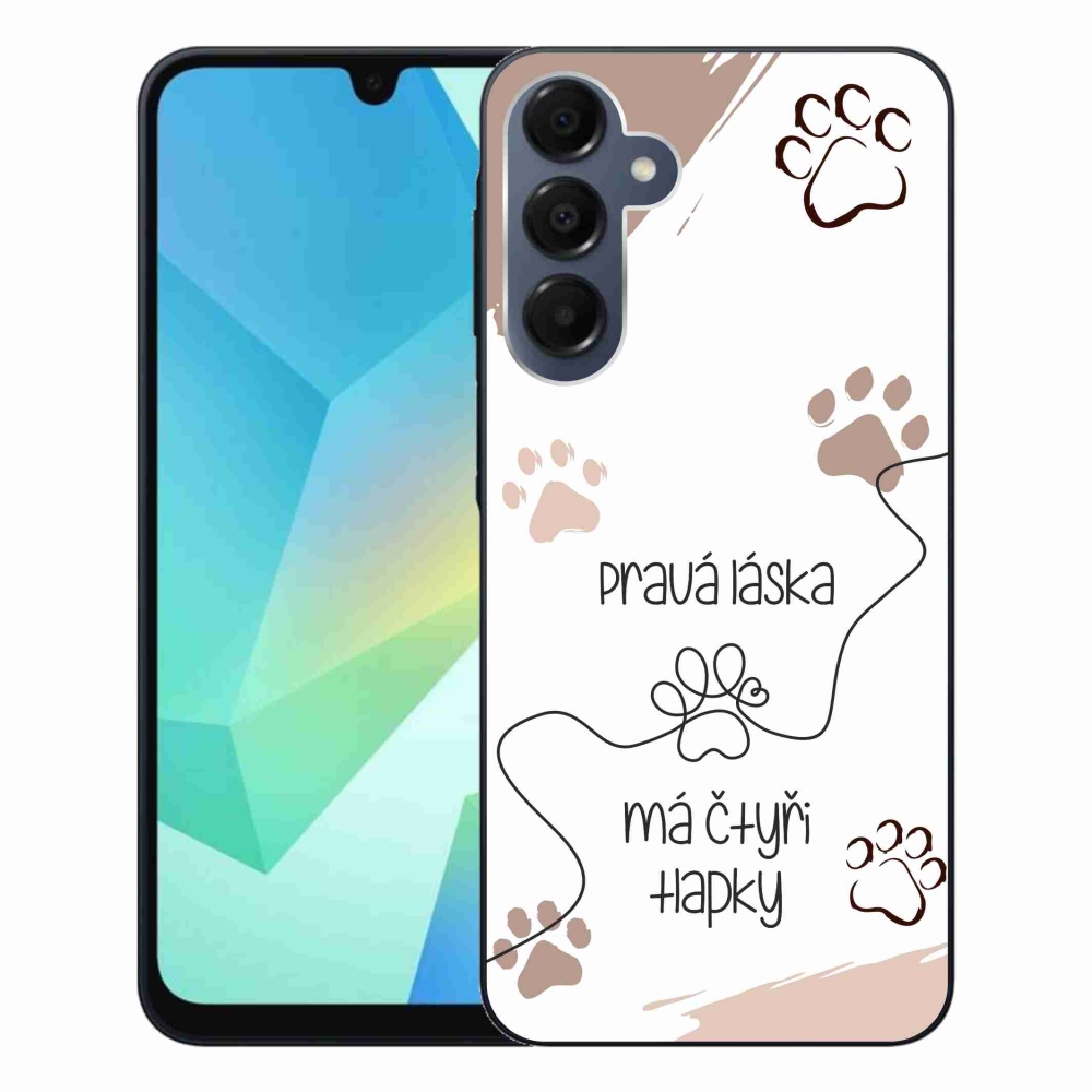 Gél borítás mmCase Samsung Galaxy A16 4G/5G készülékhez - kutya motívum 1 fehér háttér
