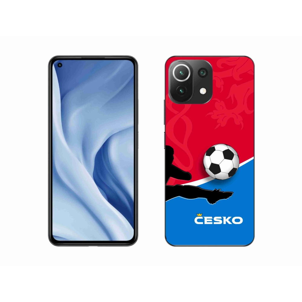 Gél borítás mmCase a Xiaomi 11 Lite 5G NE - futball Csehország 2