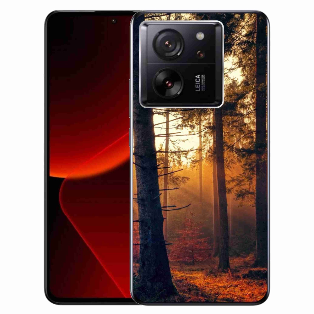 Gél tok mmCase a Xiaomi 13T/13T Pro készülékhez - erdő