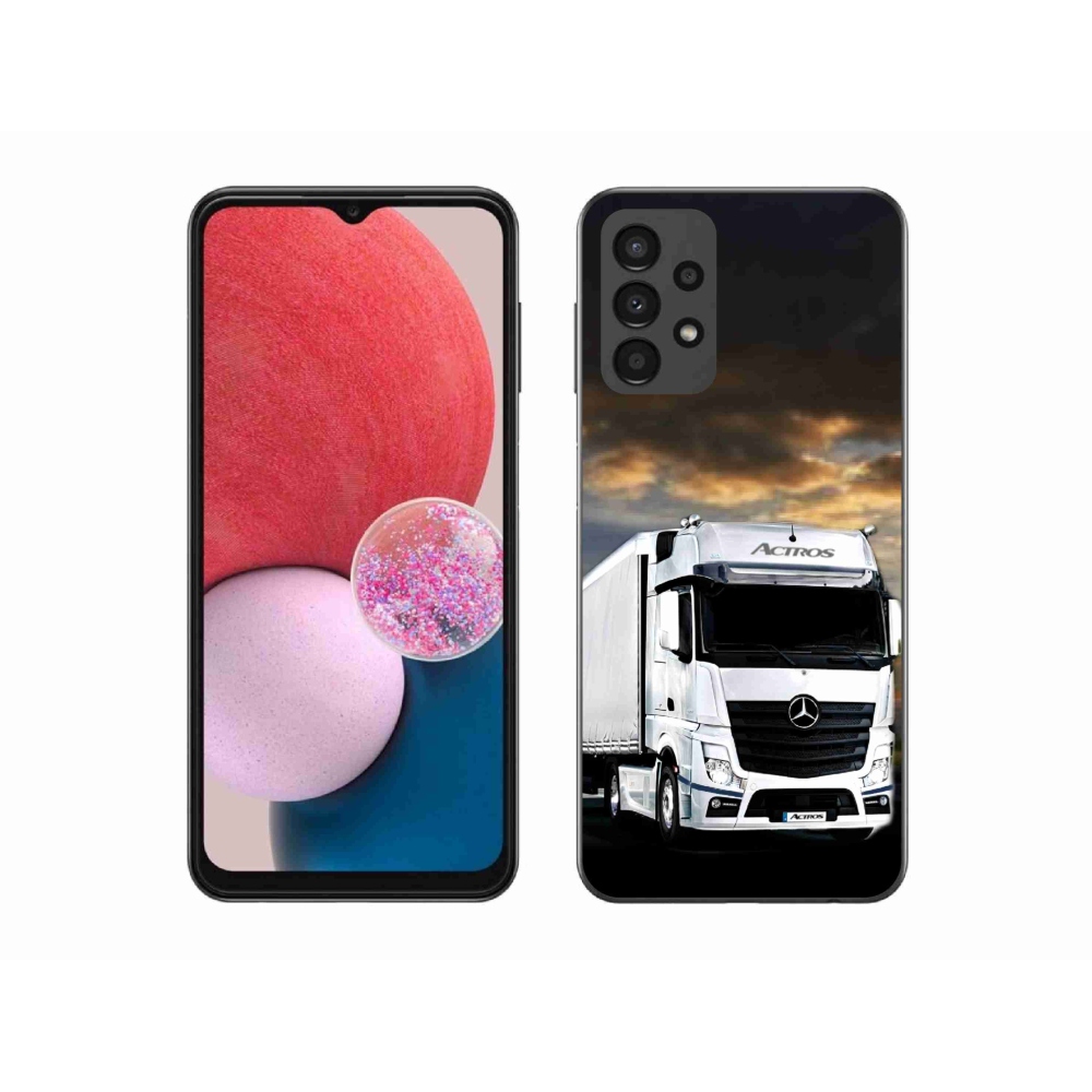 Gél borító mmCase Samsung Galaxy A13 4G - teherautóhoz