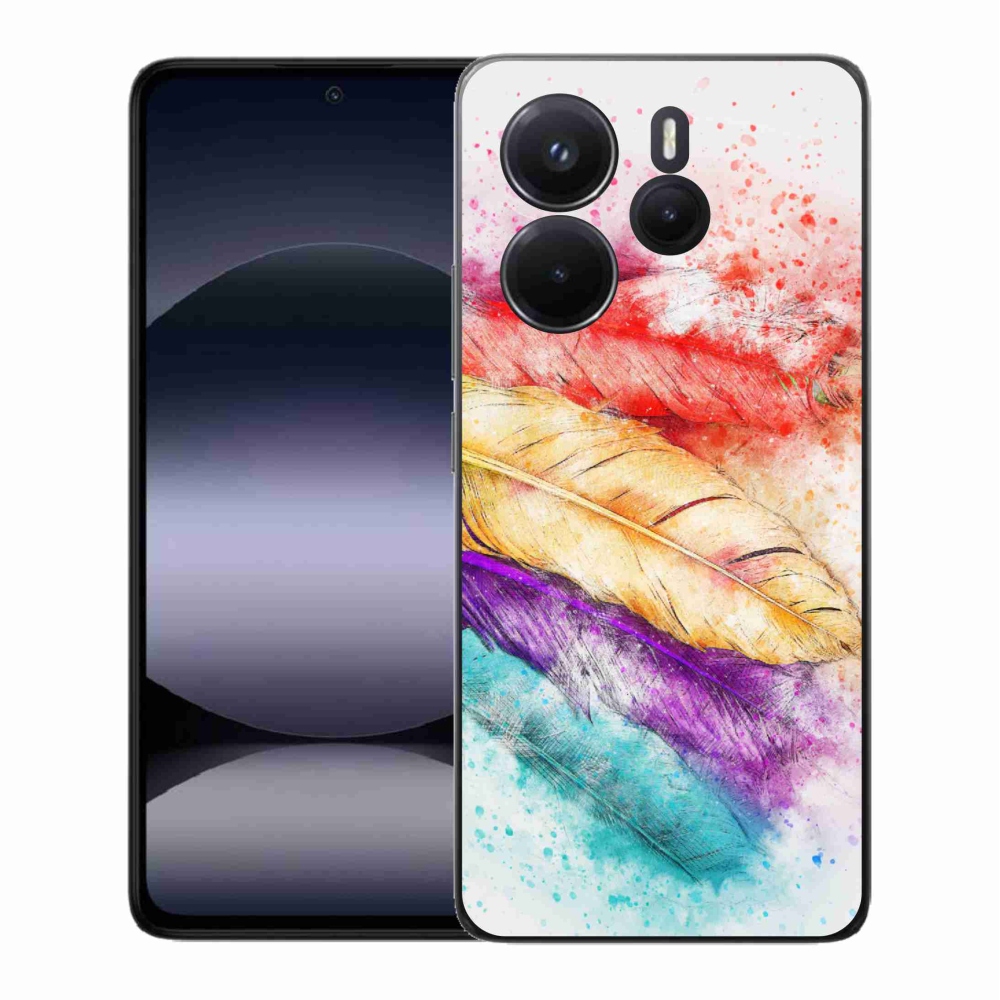 Gél borító mmCase a Xiaomi Redmi Note 14-hez - színes toll