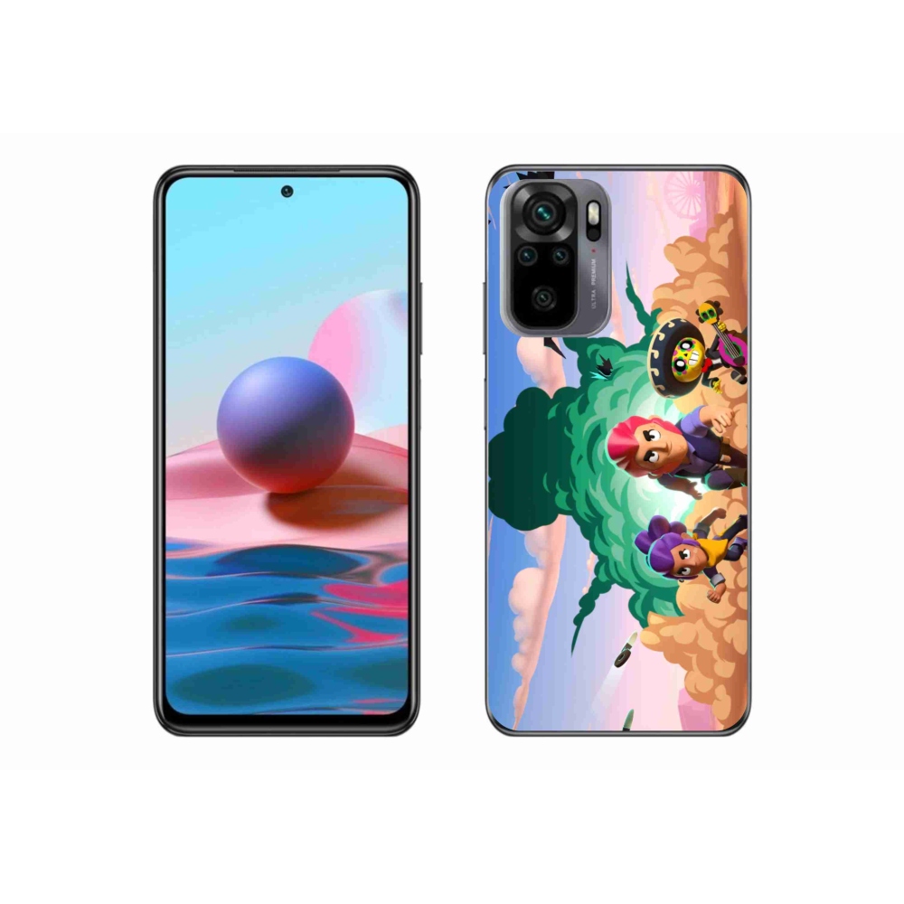 Gél borítás mmCase a Xiaomi Redmi Note 10 4G-hez - verekedés csillagok