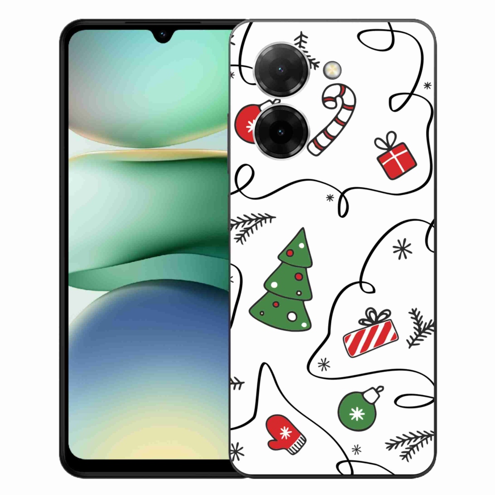 Gél borító mmCase a Xiaomi Redmi A5 (173.45x79.35x8.45mm) - karácsonyi motívumokhoz