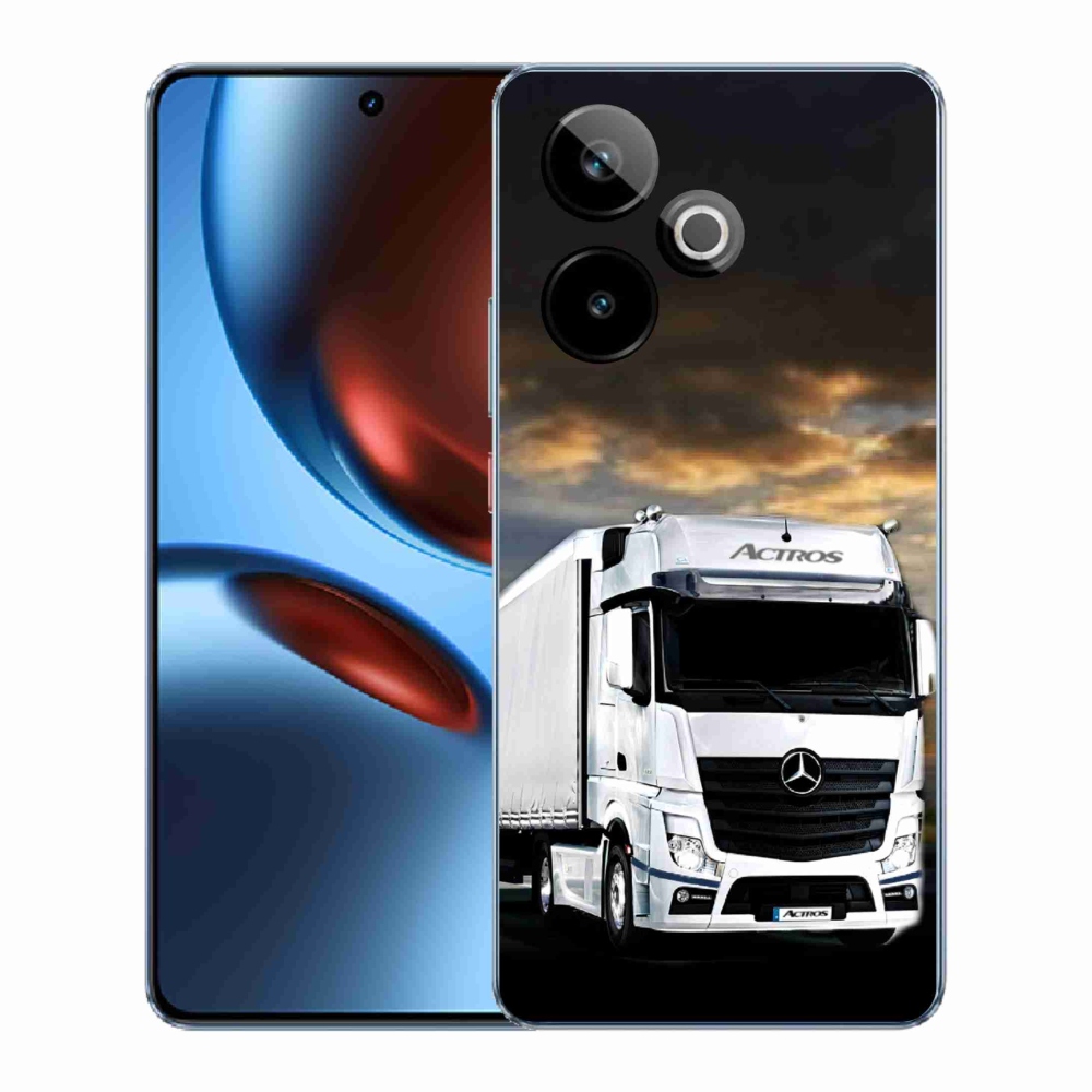 Rugalmas zselés tok mmCase képpel a Realme GT 7 5G/GT 7T 5G - teherautó számára