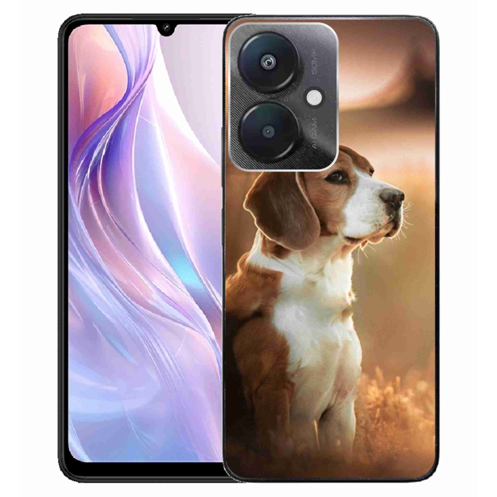 Gél borítás mmCase a Xiaomi Redmi 13C 5G készülékhez - bézs színű