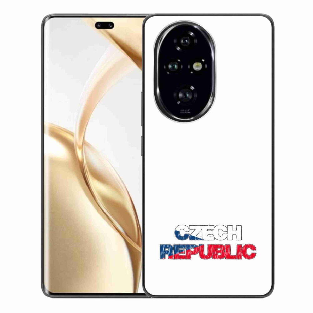 Zselés borító mmCase a Honor 200 Pro 5G készülékhez - Csehország fehér háttér