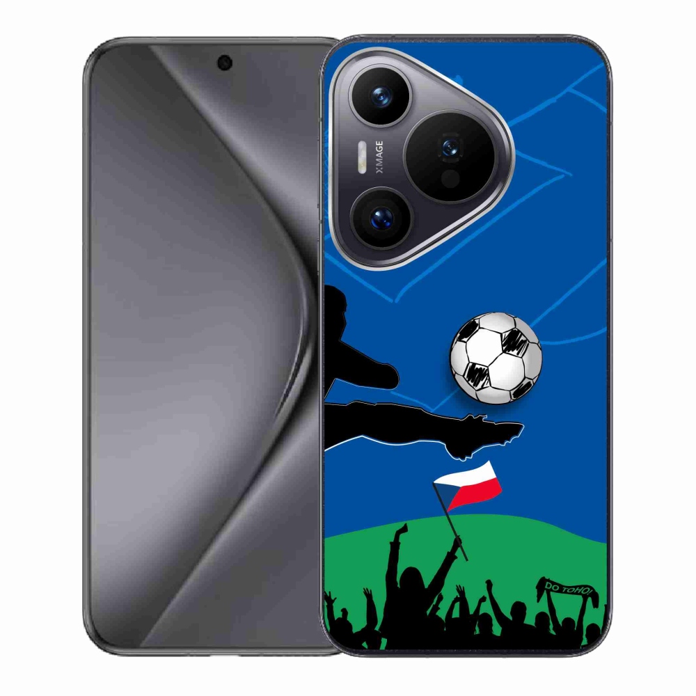 Gél borító mmCase a Huawei Pura 70-en - futballszurkolók