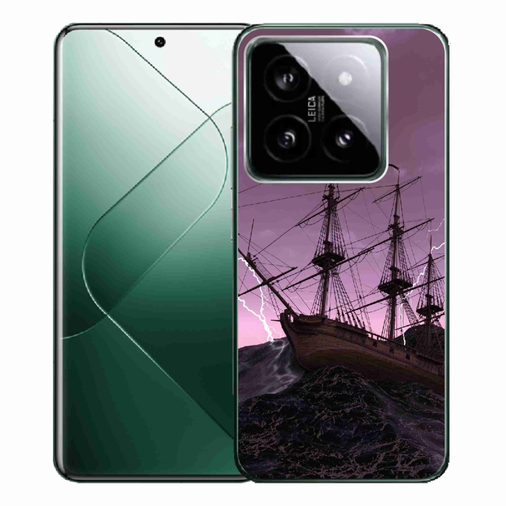 Gél borítás mmCase a Xiaomi 14 Pro számára - hajó a viharban