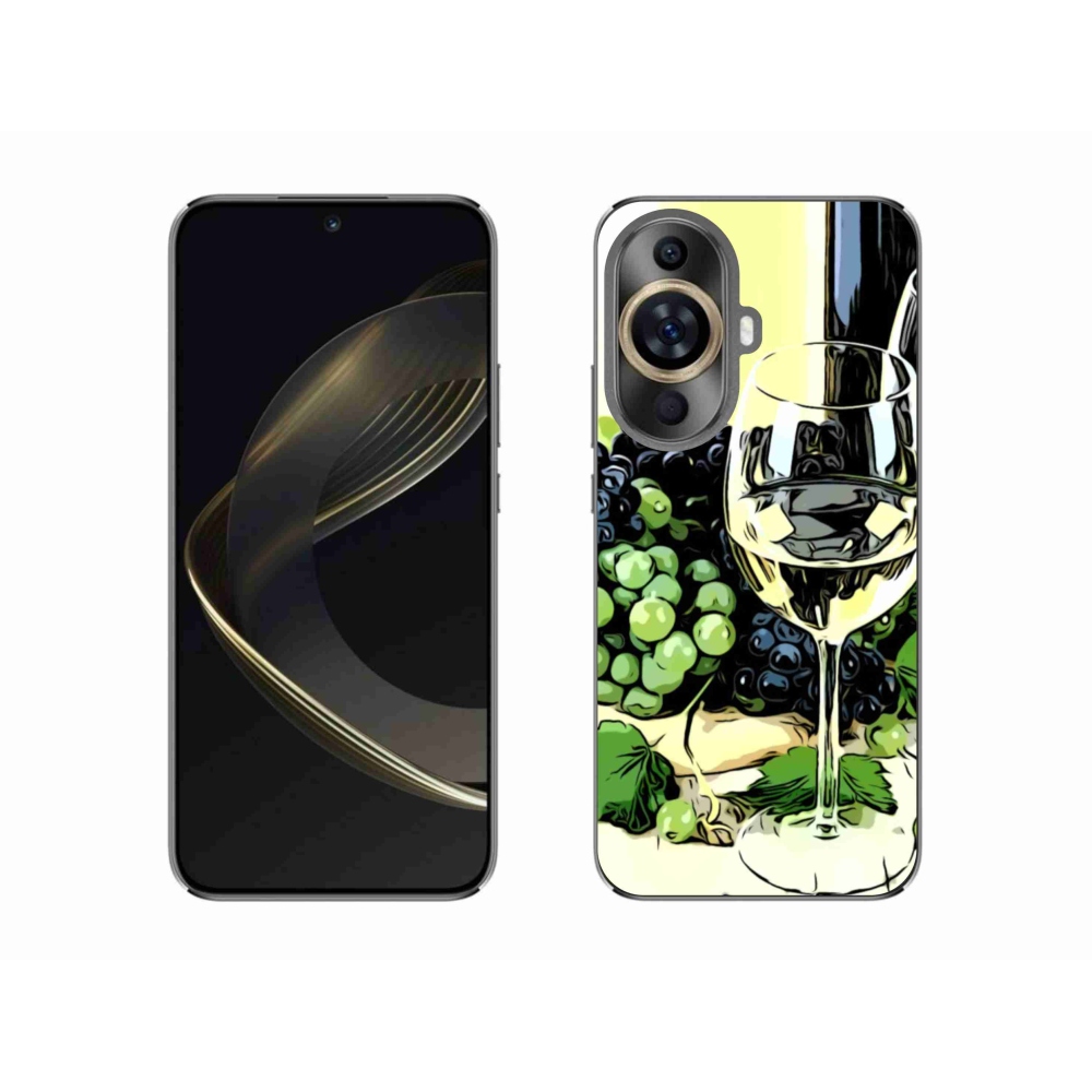 Gél borító mmCase a Huawei Nova 11-hez - pohár bor