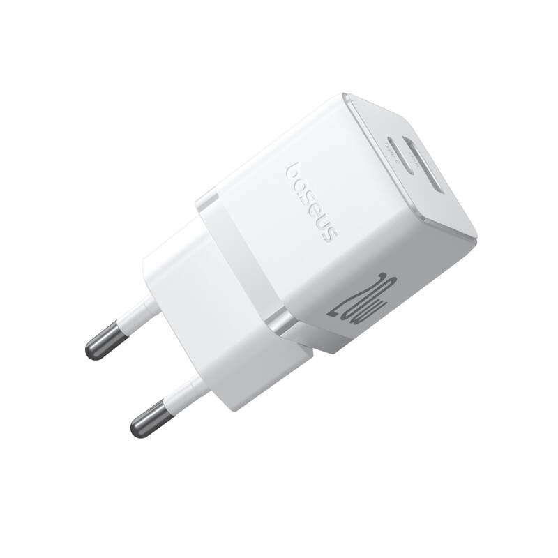 Baseus Palm Gyorstöltő USB-A + USB-C 20W Fehér