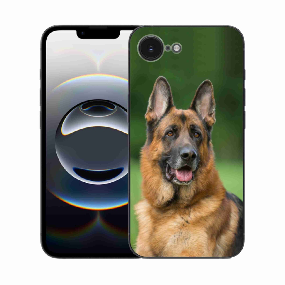 Gél borítás mmCase iPhone 16e készülékhez - Német juhászkutya