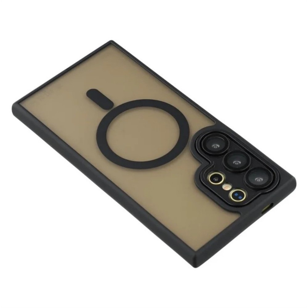 QB tartós borító MagSafe támogatással Samsung Galaxy S26 Ultra készülékhez - fekete