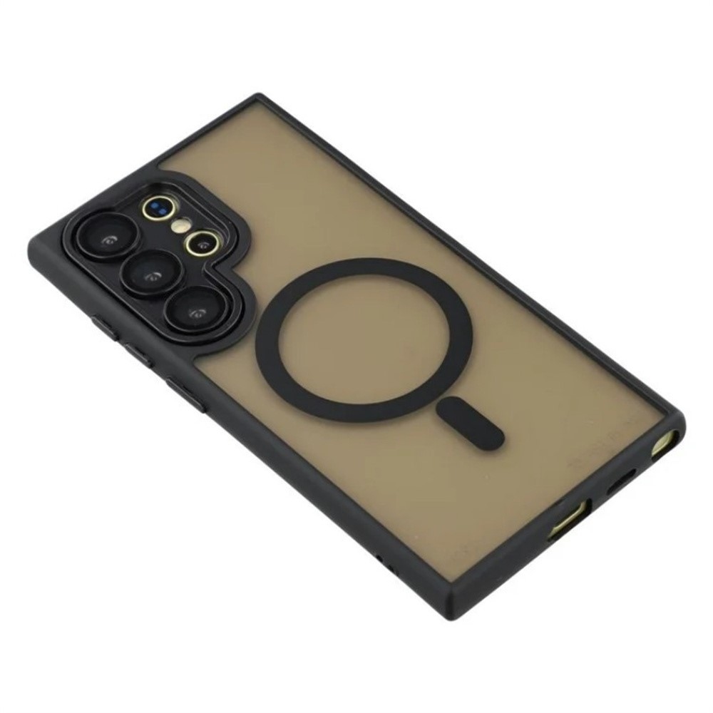 QB tartós borító MagSafe támogatással Samsung Galaxy S26 Ultra készülékhez - fekete