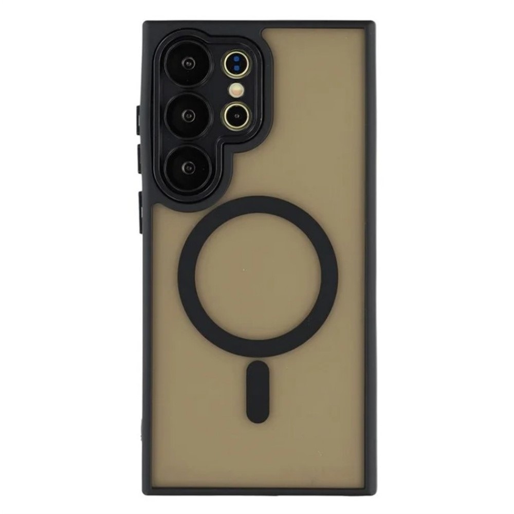 QB tartós borító MagSafe támogatással Samsung Galaxy S26 Ultra készülékhez - fekete