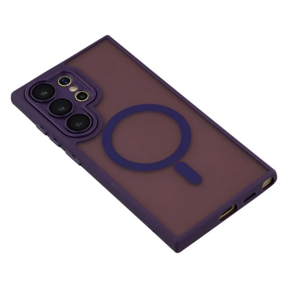 QB tartós borító MagSafe támogatással Samsung Galaxy S26 Ultra készülékhez - lila