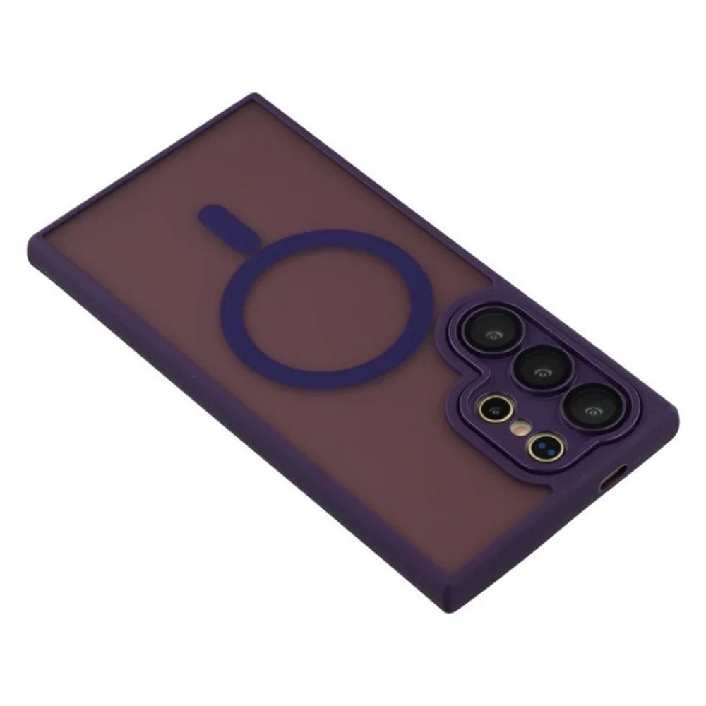 QB tartós borító MagSafe támogatással Samsung Galaxy S26 Ultra készülékhez - lila