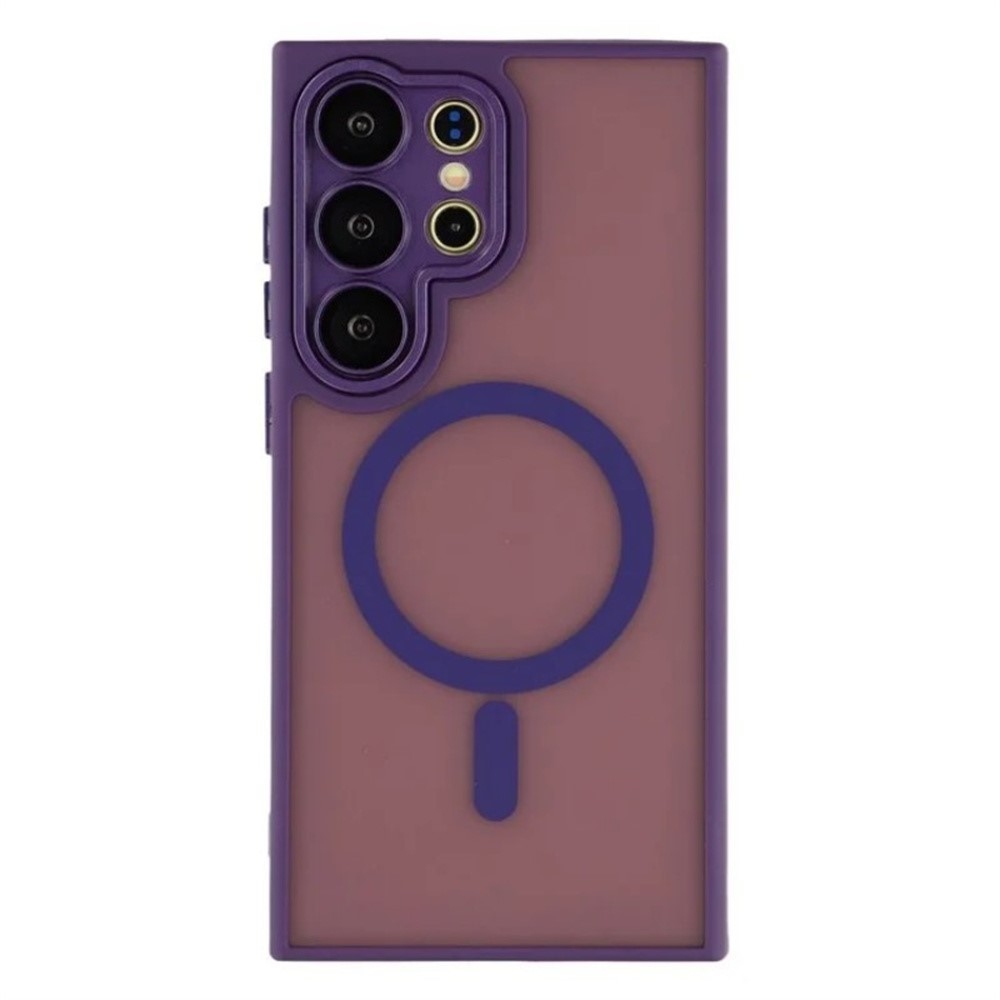 QB tartós borító MagSafe támogatással Samsung Galaxy S26 Ultra készülékhez - lila