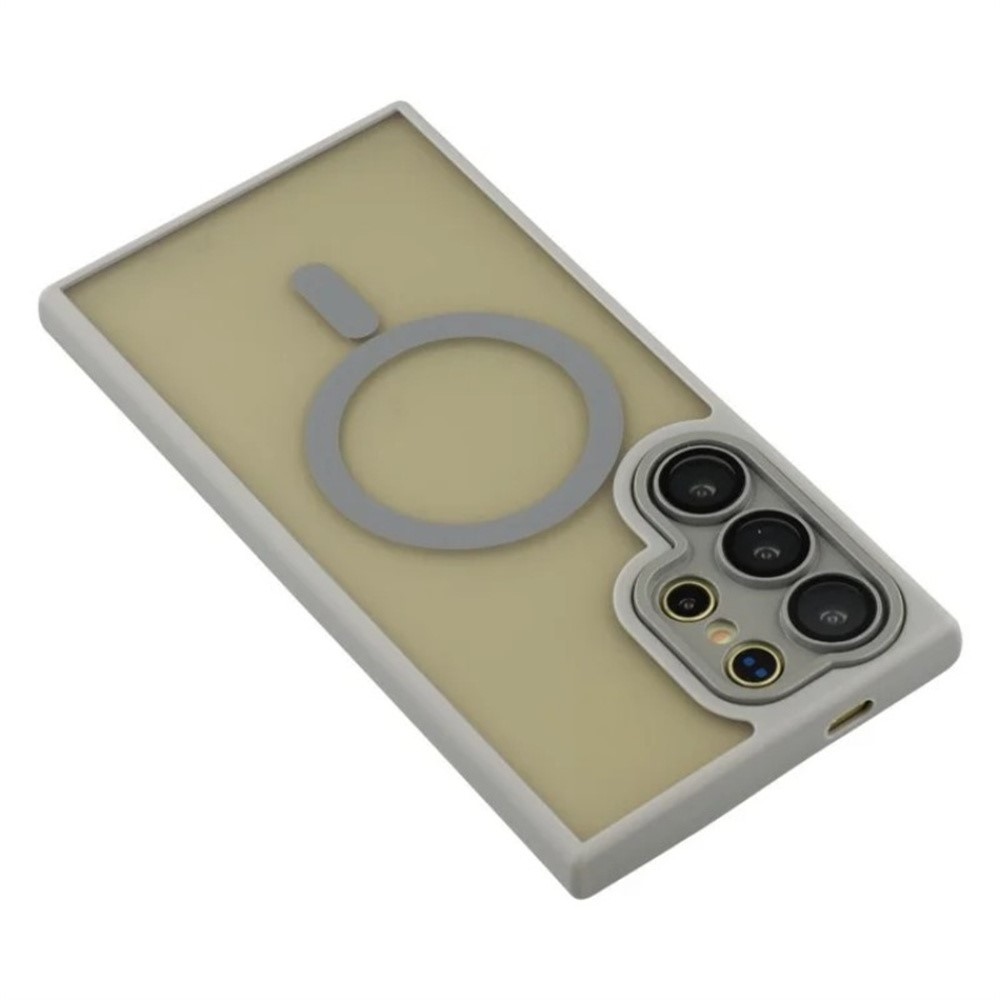 QB tartós borító MagSafe támogatással Samsung Galaxy S26 Ultra készülékhez - szürke