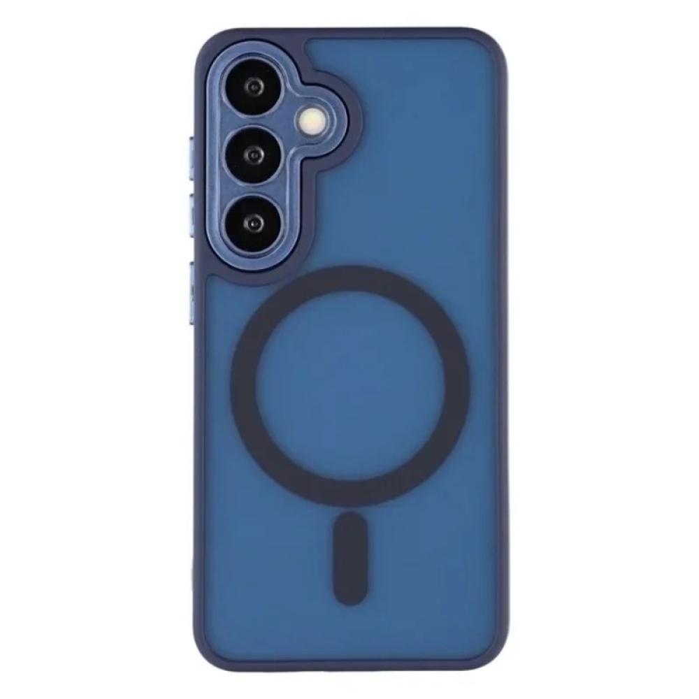 QB1 WLF kemény hátlapos tok MagSafe-vel a Samsung Galaxy S26 FE-hez – kék