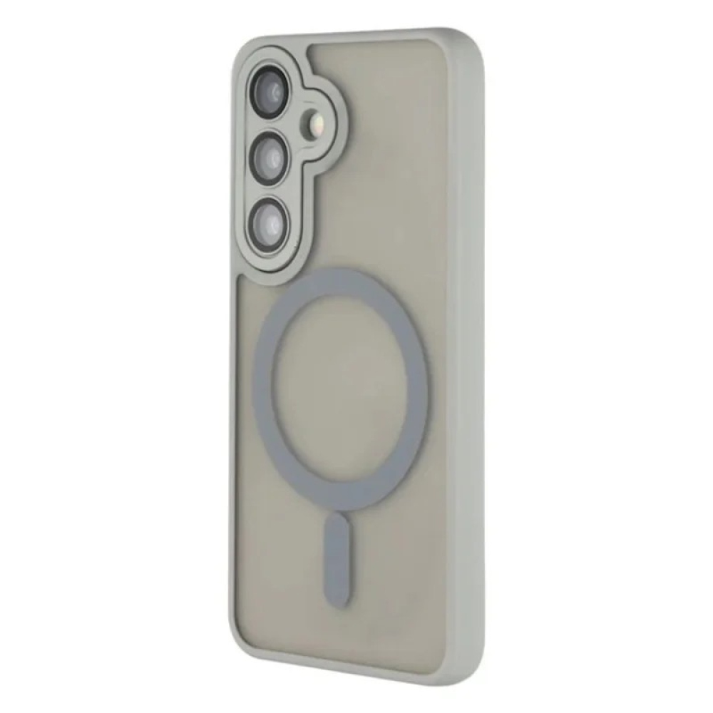 QB1 WLF kemény hátlapos tok MagSafe-vel a Samsung Galaxy S26 FE-hez – szürke
