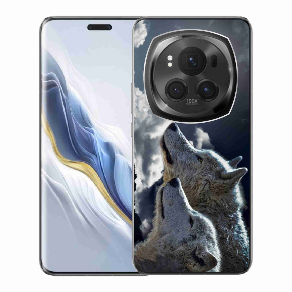Gél borítás mmCase a Honor Magic 6 Pro 5G készülékhez - farkasok