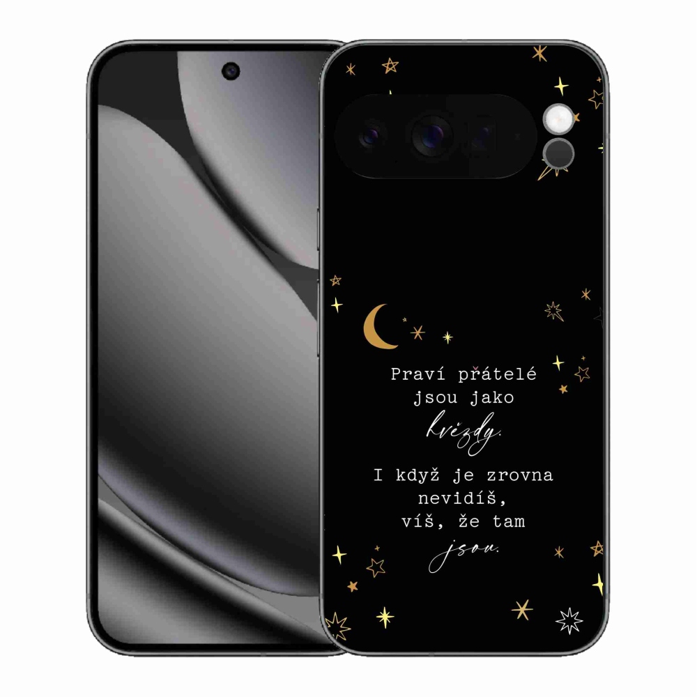 Gél borítás mmCase a Google Pixel 10 Pro XL számára - Idézet 6 fekete háttér