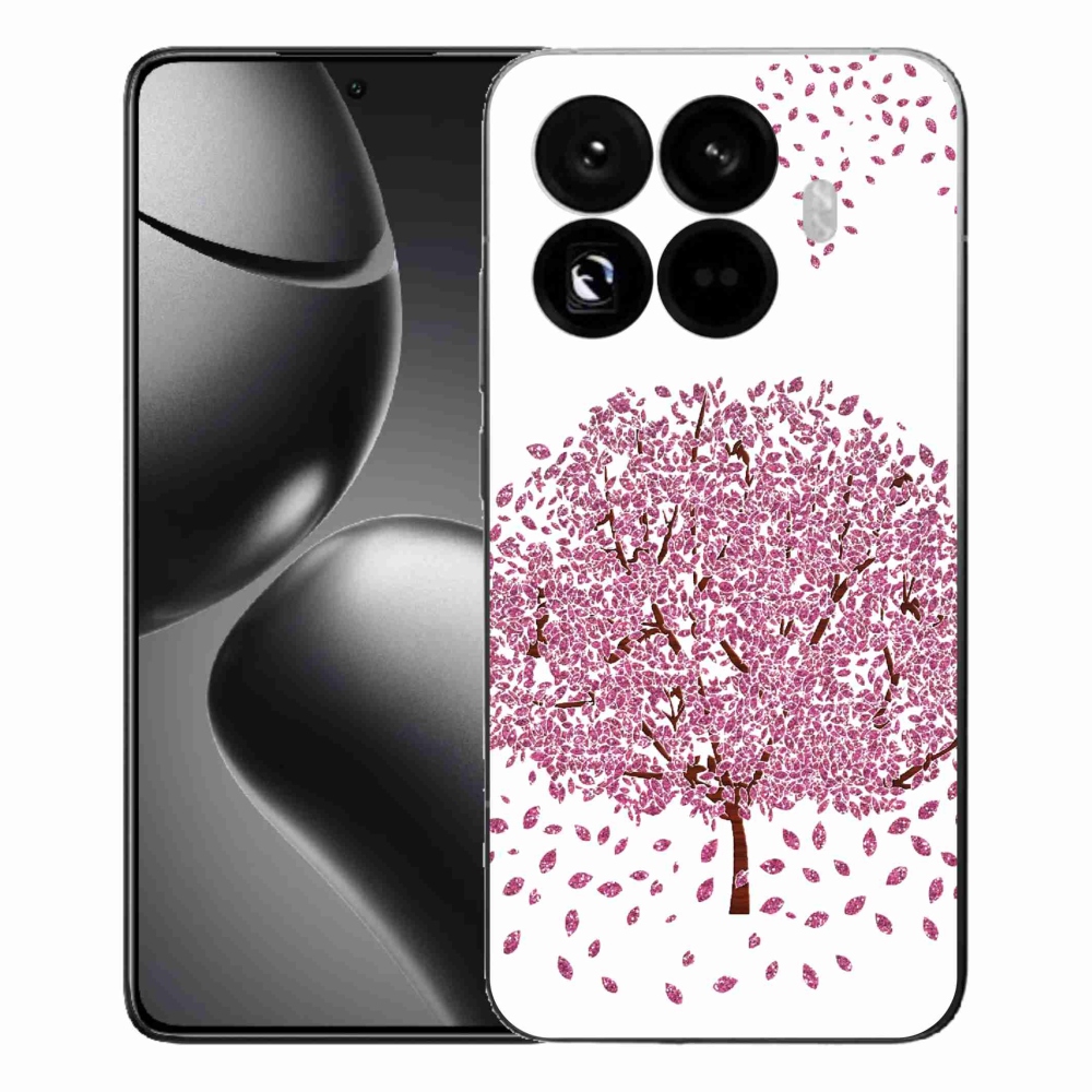 Gél borítás mmCase a Xiaomi 15T Pro számára - rajzfilmfa levelekkel