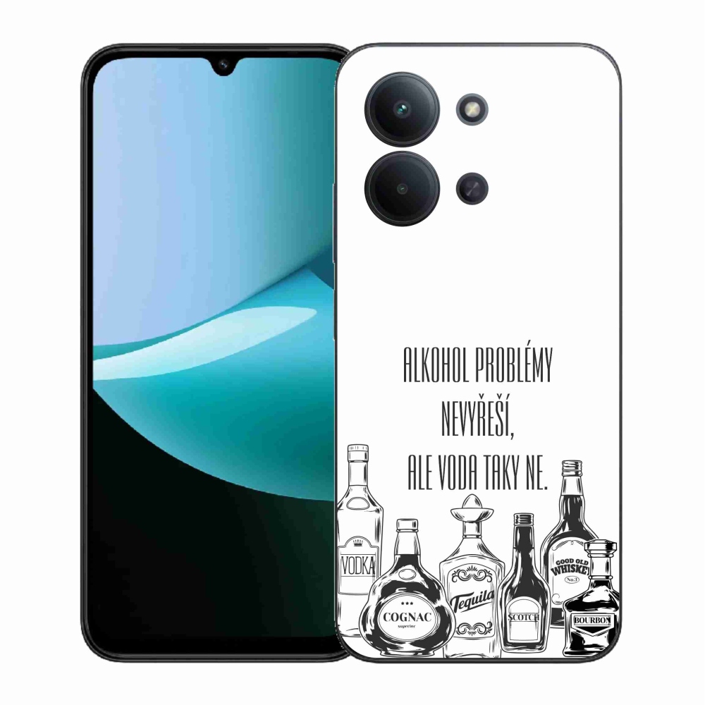 Gél borító mmCase a Xiaomi Redmi 15C 4G (171mm)/Poco C85 4G (171mm) - vicces szöveg fehér háttérrel