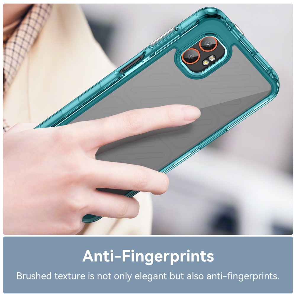 Gél tok kemény hátlappal Samsung Galaxy Xcover 7 Pro készülékhez - világoskék színben