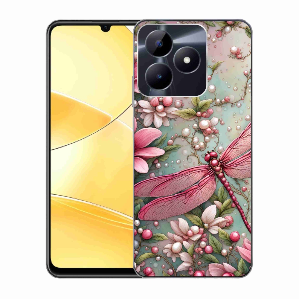 Zselés tok mmCase a Realme C51/C53 készülékhez - szitakötő