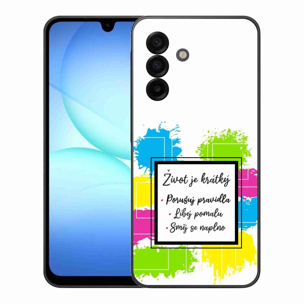 Gél borítás mmCase Samsung Galaxy A17 4G/5G - idézem 5 fehér háttér